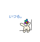 ★花tomoうさぎ★（個別スタンプ：18）