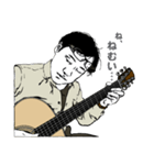 ギターLOVEな課長 〜ギターは顔で弾く〜（個別スタンプ：15）