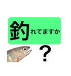 【デカ文字版】鮎釣り中に使えるスタンプ（個別スタンプ：4）