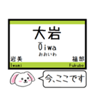 山陰本線(京都 兵庫 鳥取) 今この駅だよ！（個別スタンプ：26）