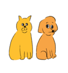 レイジー猫とストレンジ犬（個別スタンプ：12）