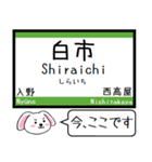 山陽本線(広島) 今この駅だよ！タレミー（個別スタンプ：11）