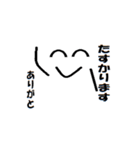 目と口と手だけですが（個別スタンプ：27）