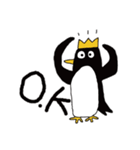 【王冠ペンギン】の毎日（個別スタンプ：9）