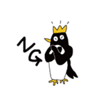 【王冠ペンギン】の毎日（個別スタンプ：10）