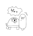 なんかアレなかめちゃん（個別スタンプ：4）