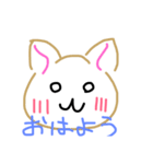 動物（手描き）（個別スタンプ：1）