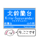 神戸 有馬線 三田線 今この駅だよ タレミー（個別スタンプ：7）