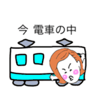 輝く女性（個別スタンプ：5）