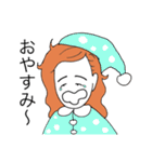 輝く女性（個別スタンプ：9）