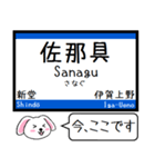 関西本線(東海 西日本) 今この駅だよ！（個別スタンプ：23）