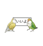 Love lovebirds（個別スタンプ：12）