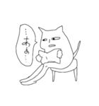 あ しか言わない猫（個別スタンプ：7）