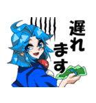 東方Project 表情豊かな一輪さん（個別スタンプ：27）