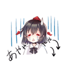 「あやややや」 東方Projectコラボスタンプ（個別スタンプ：5）