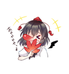 「あやややや」 東方Projectコラボスタンプ（個別スタンプ：7）