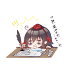 「あやややや」 東方Projectコラボスタンプ（個別スタンプ：24）