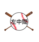 野球日本語用語がすごいカンジ(漢字)（個別スタンプ：25）