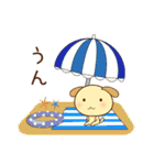 夏シリーズ②わんこの夏（個別スタンプ：3）