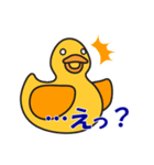 嘆きのアヒル（個別スタンプ：1）