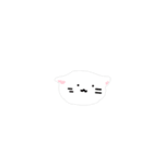 まるまるネコ/白黒（個別スタンプ：2）