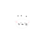 まるまるネコ/白黒（個別スタンプ：6）