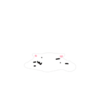 まるまるネコ/白黒（個別スタンプ：15）