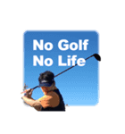 No Golf No Life（個別スタンプ：1）