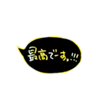 ほんわか手書き文字カラフル【きもち】（個別スタンプ：15）