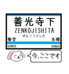 長野私鉄 長野線 今この駅だよ！タレミー（個別スタンプ：4）