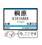 長野私鉄 長野線 今この駅だよ！タレミー（個別スタンプ：6）