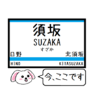 長野私鉄 長野線 今この駅だよ！タレミー（個別スタンプ：13）