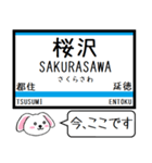 長野私鉄 長野線 今この駅だよ！タレミー（個別スタンプ：17）