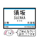 長野私鉄 長野線 今この駅だよ！タレミー（個別スタンプ：26）