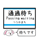 長野私鉄 長野線 今この駅だよ！タレミー（個別スタンプ：36）