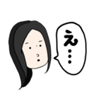 表情いろいろ女の子（個別スタンプ：35）