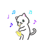 楽器演奏するネコ（個別スタンプ：3）