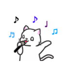 楽器演奏するネコ（個別スタンプ：16）