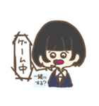 やる気がない女の子（個別スタンプ：12）