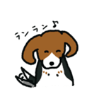 ビーグル犬ビッキー（個別スタンプ：37）