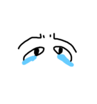 私今こんな顔（個別スタンプ：4）
