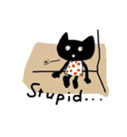 黒猫【クネ】の毎日（個別スタンプ：30）