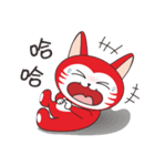 赤い猫, 赤い猫, Go Go Go（個別スタンプ：14）