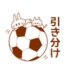 サッカーうさぎ【日本代表応援】男性サポ用（個別スタンプ：27）