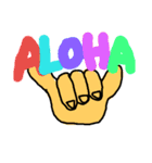 Aloha aloha hawaii（個別スタンプ：5）
