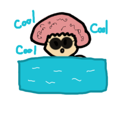 [LINEスタンプ] Cool Pink