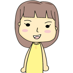 [LINEスタンプ] straightforward person