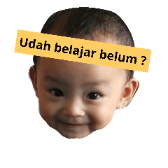 [LINEスタンプ] Belajar yuk