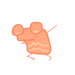 [LINEスタンプ] Salmon slide mice