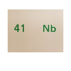 [LINEスタンプ] 元素記号スタンプ〔原子番号41～60〕